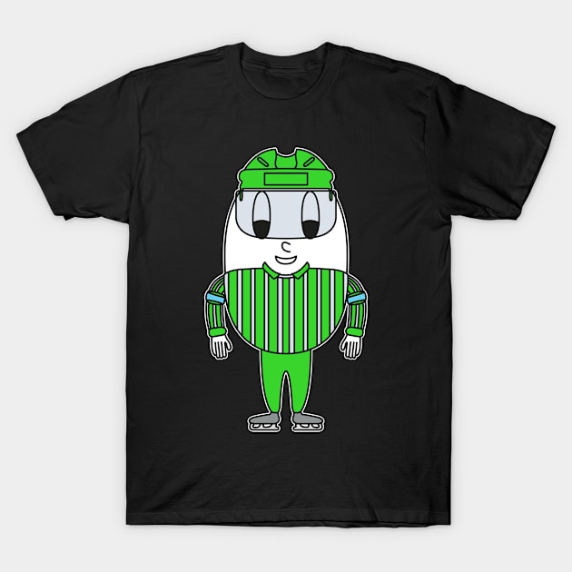 Ice-Hockey-Referee Egg T-Shirt by M.-P.-Mueller